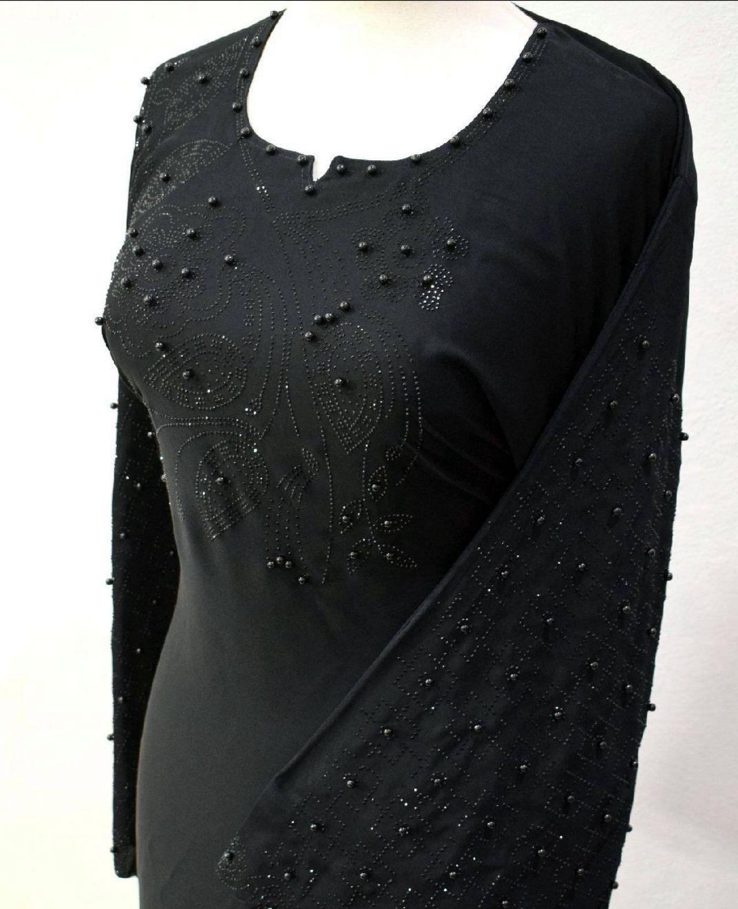 Nida Embroidered Classic Abaya