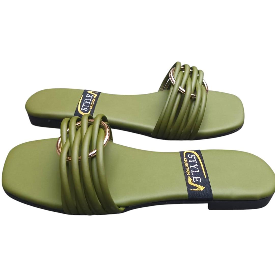 Stylish Women's PVC Casual Flats