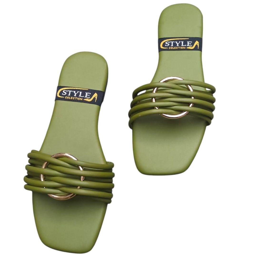 Stylish Women's PVC Casual Flats