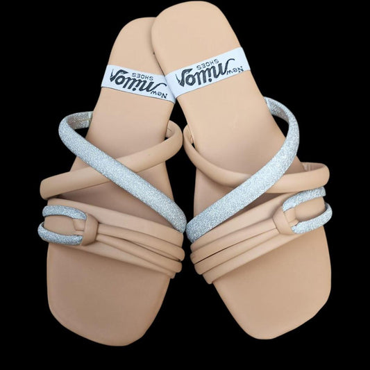 Stylish Women's PVC Casual Flats - Available in Multiple Sizes