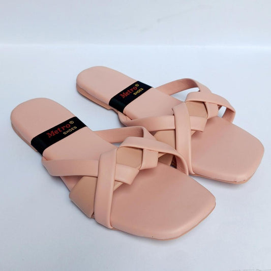 Women's PU Leather Slippers