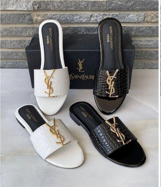 Elegant Women's Synthetic Leather Flats  Formal Footwear
