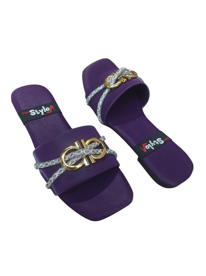 Chic Women's PVC Flats - Perfect for Semi-Formal Occasions