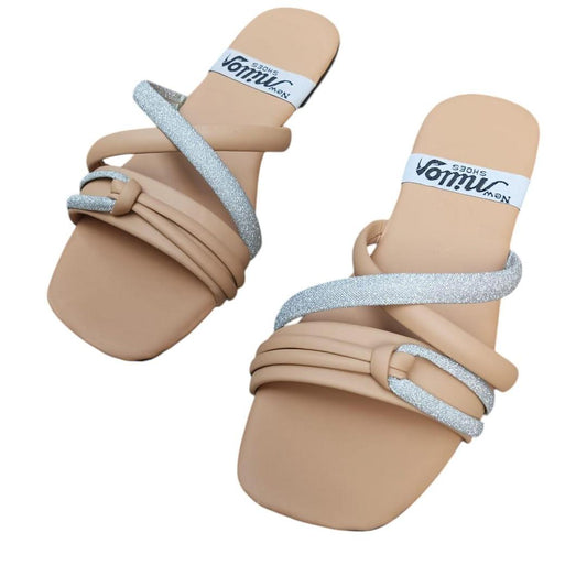 Stylish Women's PVC Casual Flats - Available in Multiple Sizes