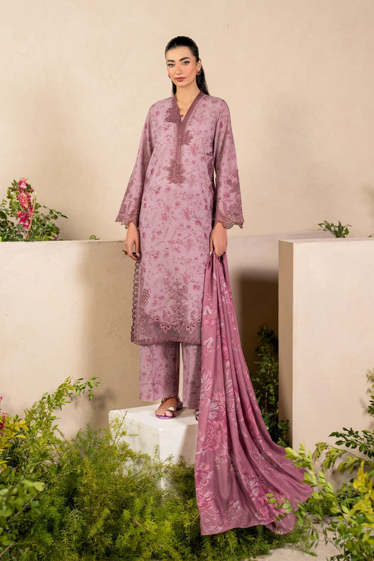 BRAND:*IZNIK*
lawn printed embroidered patch-work unstitced 3pc✓