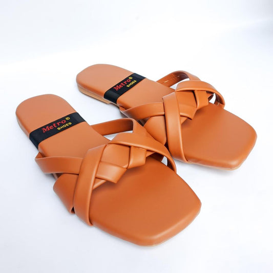 Women's PU Leather Slippers