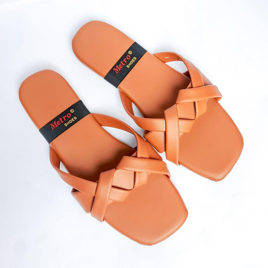 Women's PU Leather Slippers