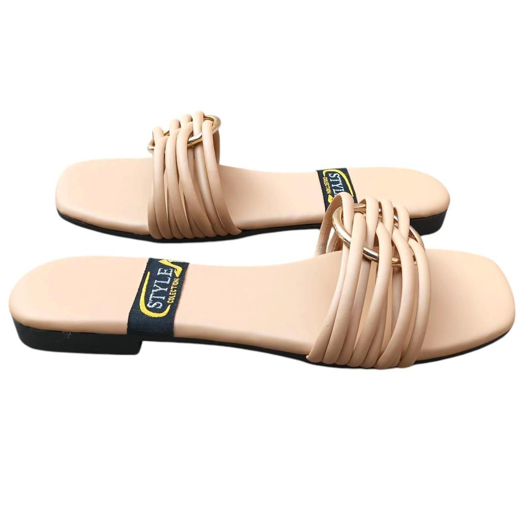Stylish Women's PU-Fabric Semi-Formal Flats