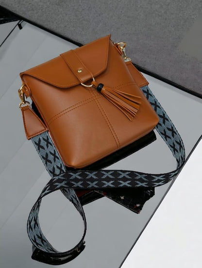 Crossbody leather fancy Bag