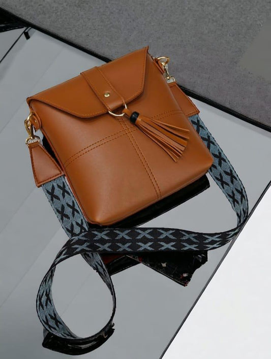 Crossbody leather fancy Bag
